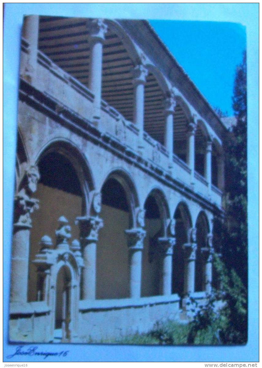 MONASTERIO DE SAN JERONIMO DE YUSTE, CLAUSTRO PLATERESCO, DETALLE. 1982 - Cáceres