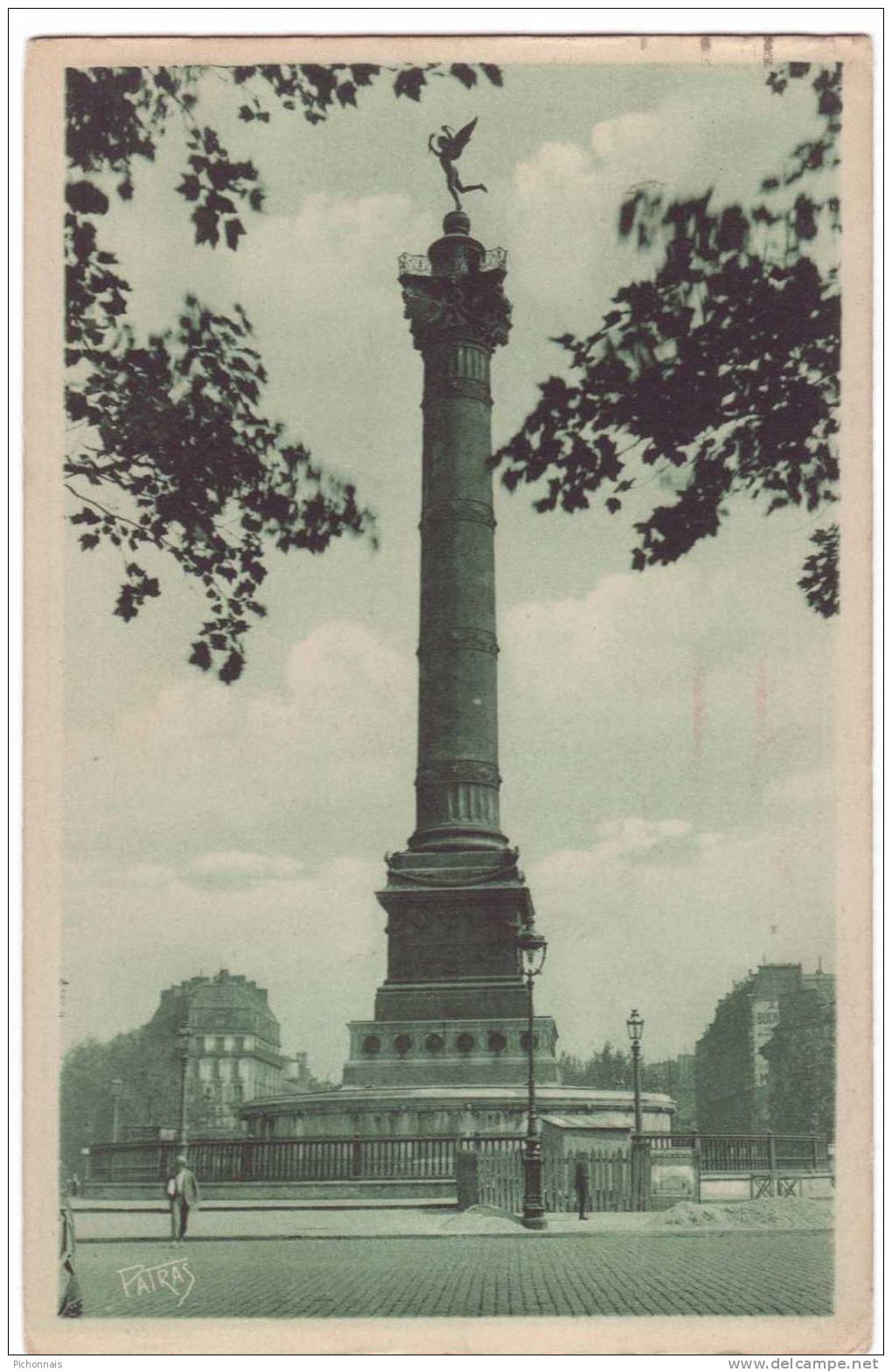 75 PARIS  Jolis Coin De Paris  Colonne Bastille - Lotes Y Colecciones