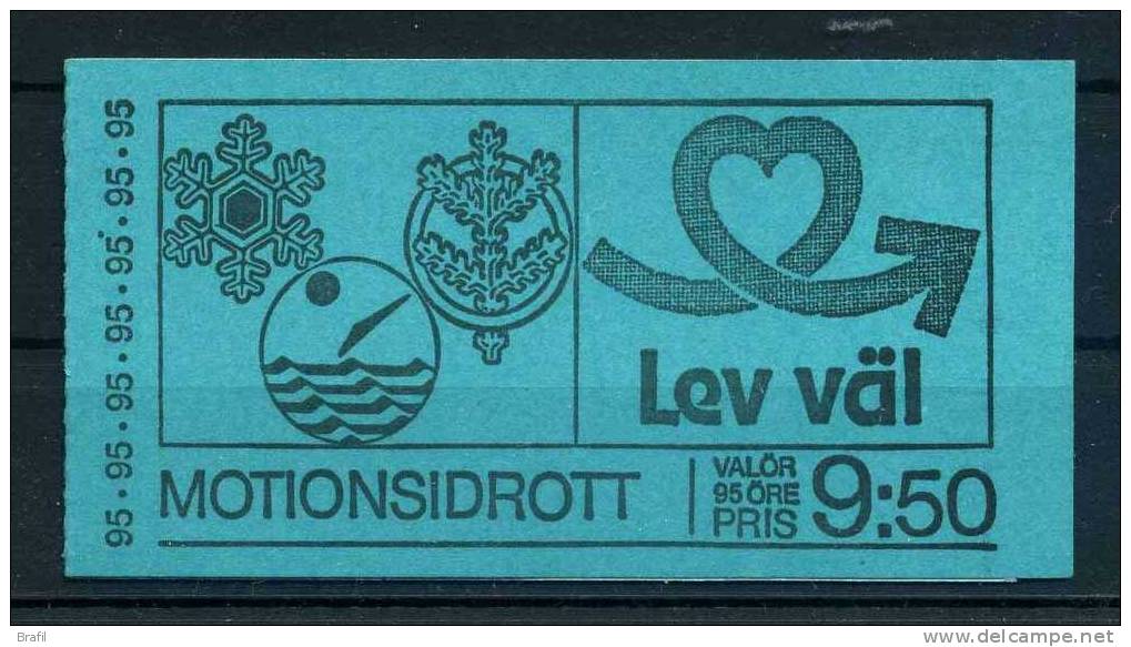 Svezia 1977 Libretto N.957 Nuovo (**) Sport - 1951-80