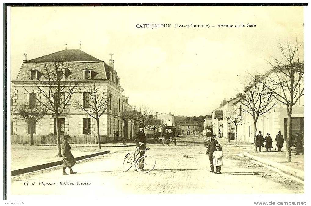 CPA  CASTELJALOUX, Avenue De La Gare 1206 - Casteljaloux