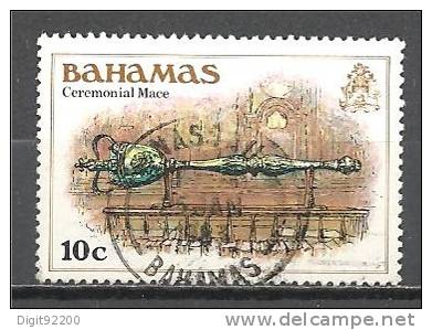 1 W Valeur Used, Oblitérée - BAHAMAS - CEREMONIAL MACE - N° 1261-31 - Bahama's (1973-...)