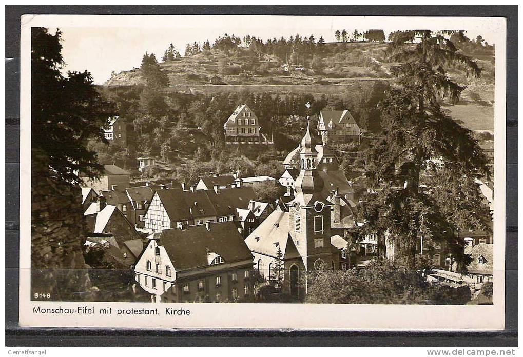 TOP!! MONSCHAU-EIFEL MIT PROTESTANTISCHER KIRCHE  *!! - Monschau