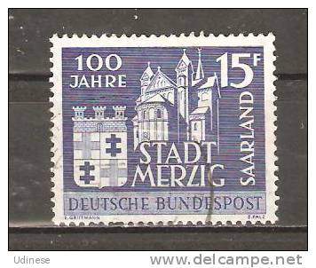 SAAR 1957 -  MERZIG - USED OBLITERE GESTEMPELT USADO - Usados