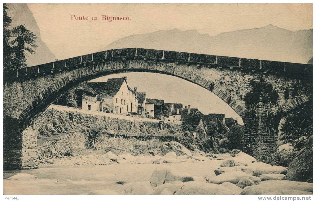 SUISSE - BIGNASCO - Ponte - Bignasco