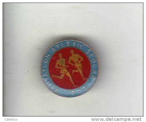 Romania Old Pin  Badges , School Athletic Pentathlon - Leichtathletik