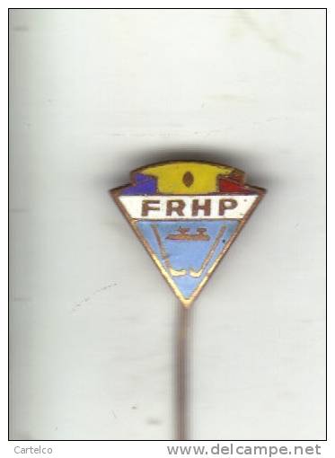 Romania Old Pin  Badges , Romanian Federation Of Hockey And Ice Skating - Invierno