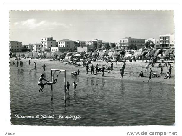 CARTOLINA FORMATO GRANDE MIRAMARE DI RIMINI - Rimini