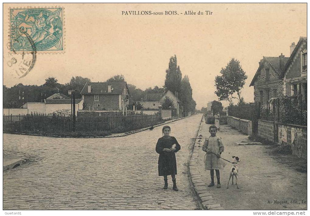 CPA ( 93 ) PAVILLONS-SOUS-BOIS /  Allée Du Tir - - Les Pavillons Sous Bois