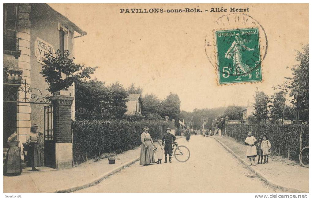 CPA ( 93 ) PAVILLONS-SOUS-BOIS /  Allée Henri - - Les Pavillons Sous Bois