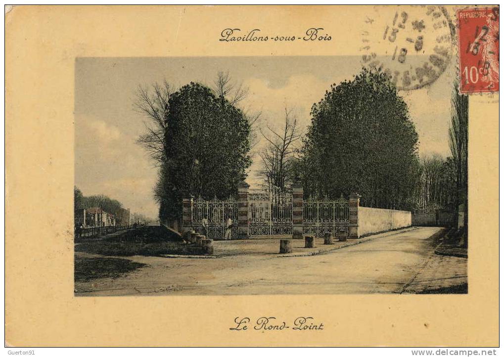 CPA ( 93 ) PAVILLONS-SOUS-BOIS /  Le Rond-Point - - Les Pavillons Sous Bois
