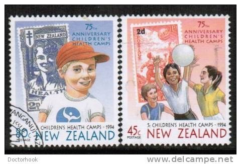 NEW ZEALAND  Scott #  B 145-8  VF USED - Used Stamps