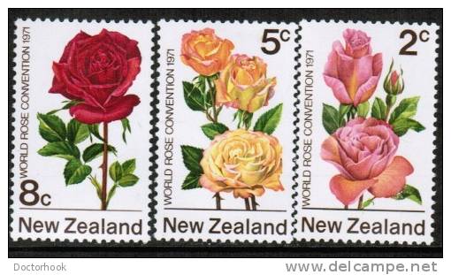 NEW ZEALAND  Scott #  484-6**  VF MINT NH - Unused Stamps