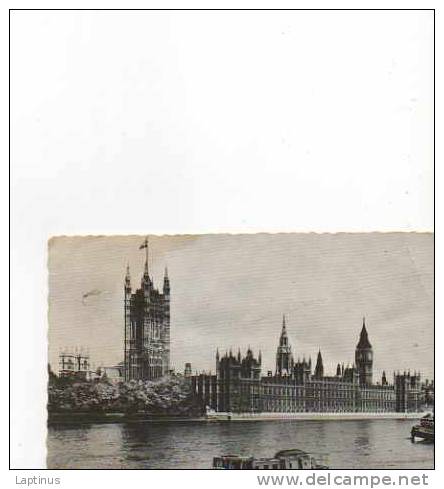 LONDON CENTRAL HOUSE PARLIAMENT FROM THE THAMES   ANNI 50 FG BN - River Thames