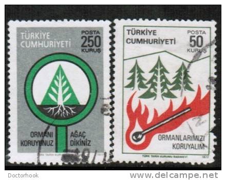 TURKEY   Scott #  2083-4  VF USED - Oblitérés