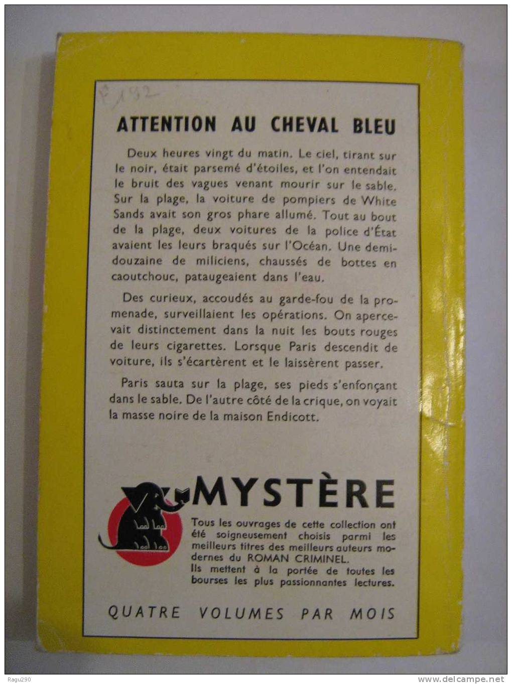 ATTENTION AU CHEVAL BLEU  N° 123 - Presses De La Cité