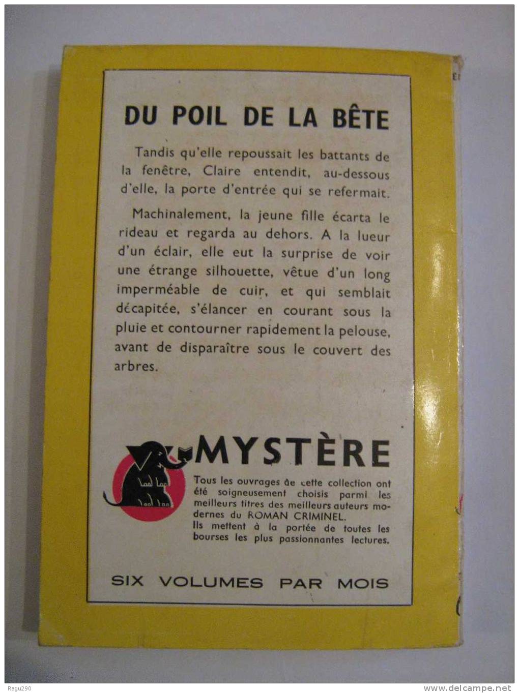 DU POIL DE LA BETE N° 314  Par  M.B. ENDREBE - Presses De La Cité