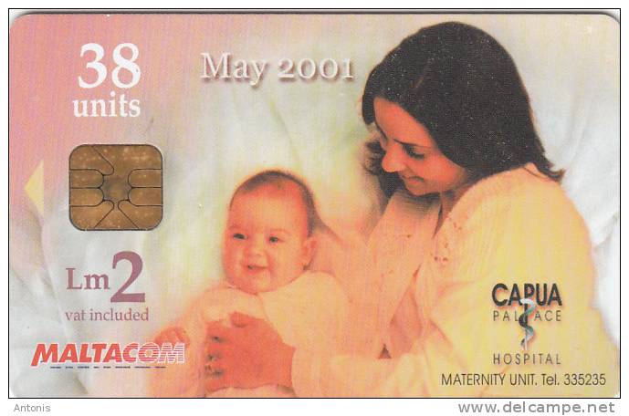 MALTA - Mother"s Day, Tirage 20000, 05/01, Used - Malte