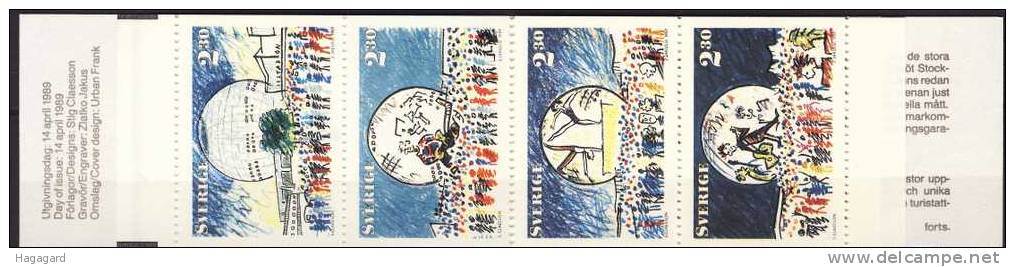Sweden 1989. The Globe. Michel MH 138. MNH(**) - Neufs