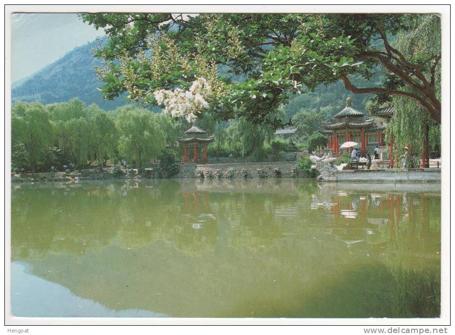 Carte Avec Timbre  " Huaqing Pool Xi´an..... ", 2 Scans - Cartas & Documentos