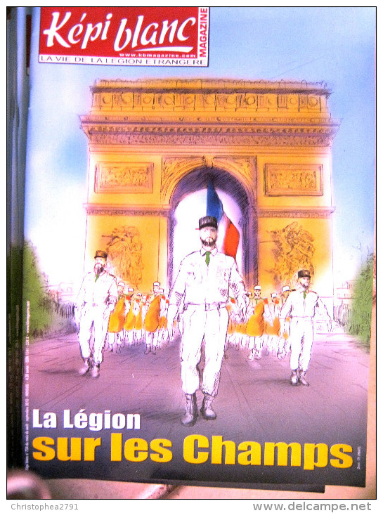 LE KEPI BLANC LEGION ETRANGERE SEPTEMBRE 2010 N° 724 LA LEGION SUR LES CHAMPS - French