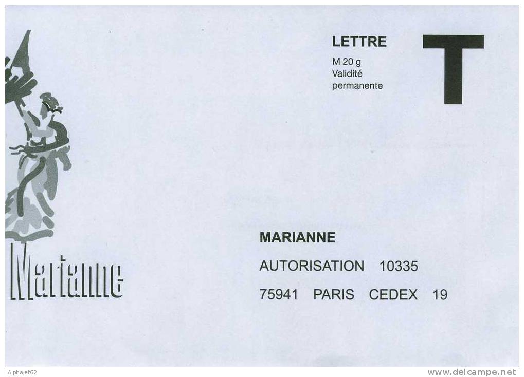 Marianne - La Liberté Guidant Le Peuple - PAP REPONSE - FRANCE - Franz. Revolution