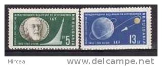C3624 - Bulgarie 1962 -PA  Yv.no.91-2 Neufs** - Poste Aérienne