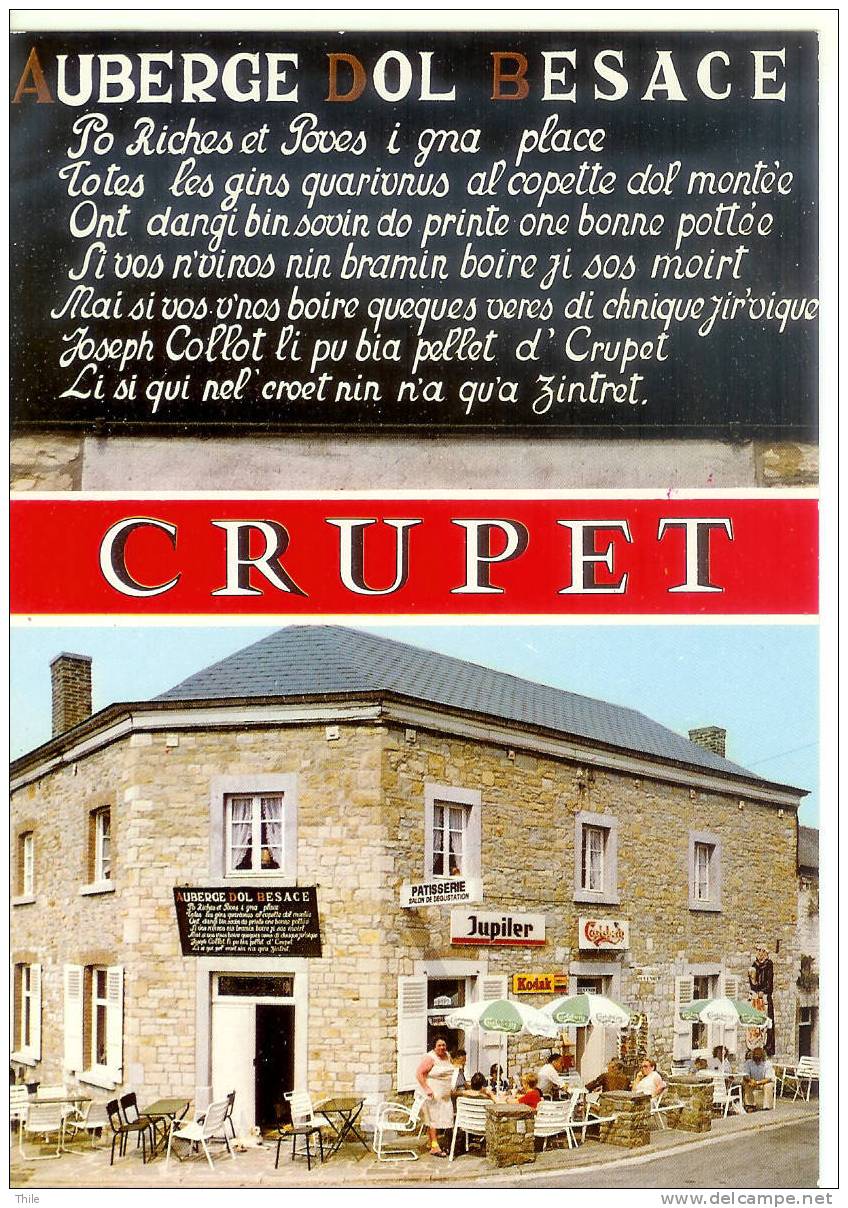 CRUPET - Auberge De La Besace - Café-Patisserie - Assesse