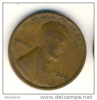 1928 United States Lincoln Head Penny - 1909-1958: Lincoln, Wheat Ears Reverse