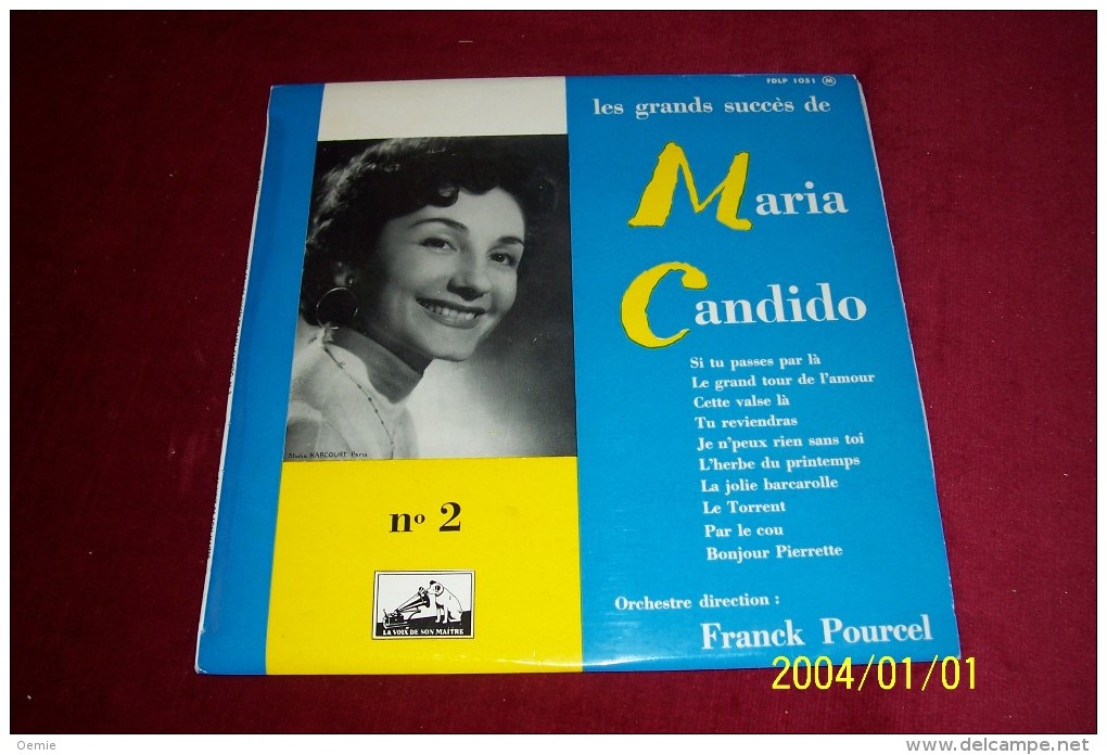 MARIA CANDIDO    No 2  °  SES GRANDS SUCCES - Formatos Especiales