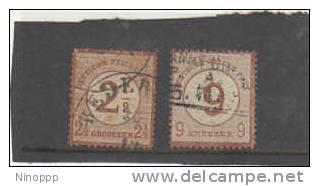 Germany-1874 Surcharged  Used Set - Gebraucht