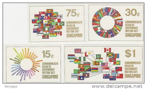 Singapore-1971 Commonwealth Heads Of Government Meeting MNH - Singapore (1959-...)