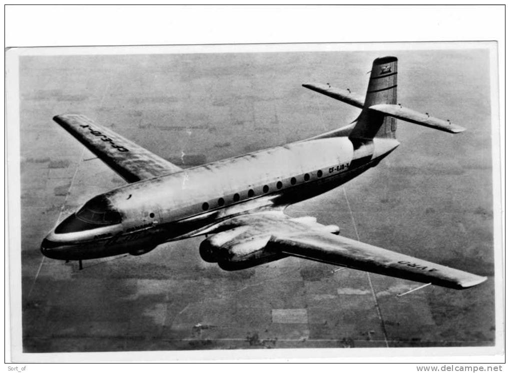 CANADA AIRLINES - A V ROE C102 - JETLINER - (CARTE PHOTO) - A665 - 1946-....: Moderne