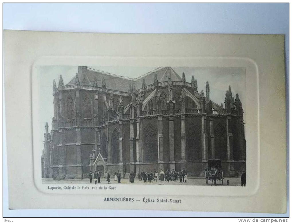 ARMENTIERES  (Nord)  :  Eglise SAINT-VAAST  -  Belle Animation  - Armentieres