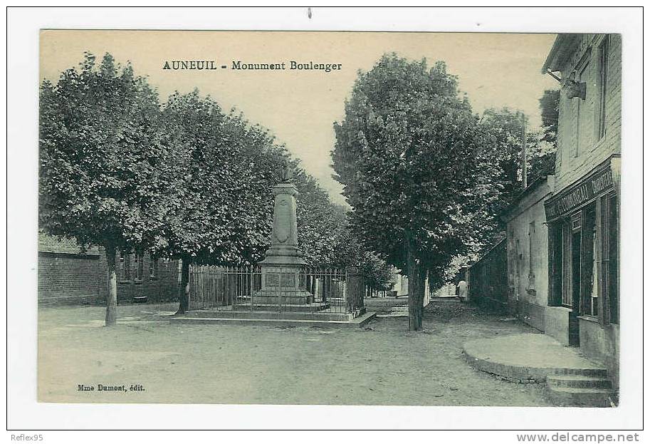 AUNEUIL - Monument Boulenger - Auneuil