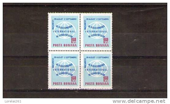 1967 YV= 2323  MNH  BLOC X 4 - Unused Stamps