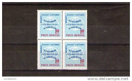 1967 YV= 2323  MNH  BLOC X 4 - Neufs