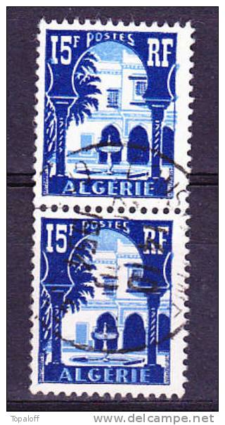 Algérie N°314  Oblitéré En Paire - Oblitérés