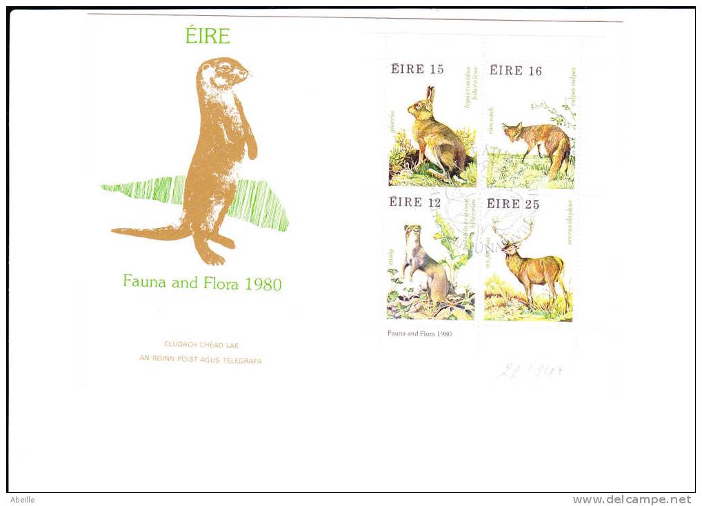 22/247   FDC  EIRE - Roedores