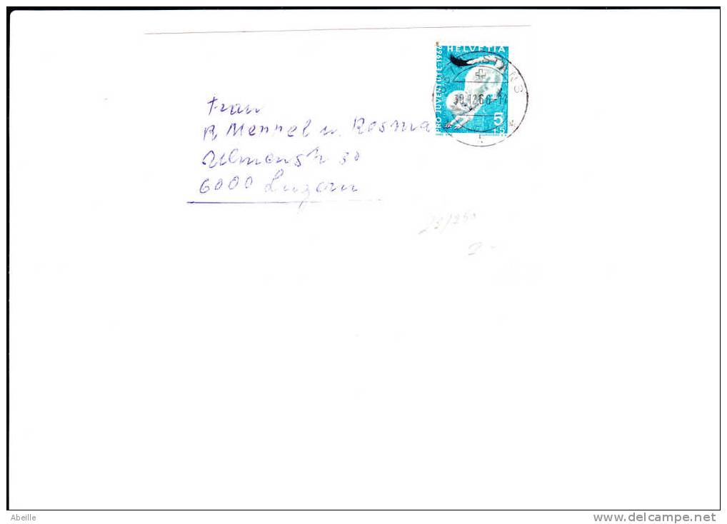 22/250   LETTRE SUISSE - Nager