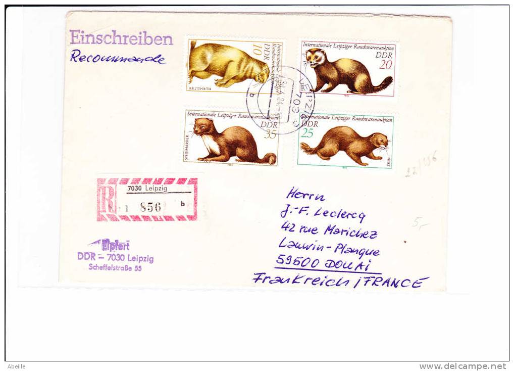 22/256   LETTRE DDR - Rodents