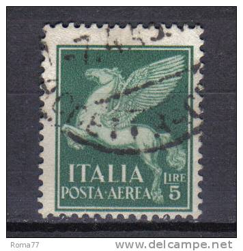 SS3131 - REGNO , Posta Aerea Il 5 Lire N. 16  Usato - Posta Aerea