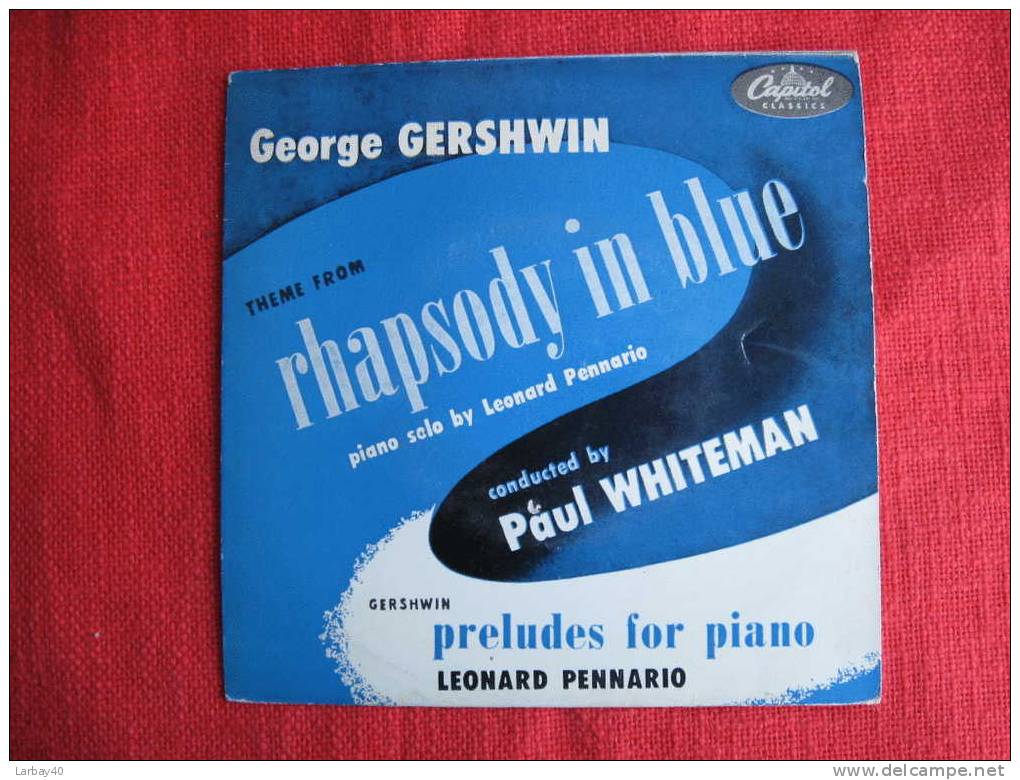45 Tours - Gershwin Rhapsody In Blue - Classical