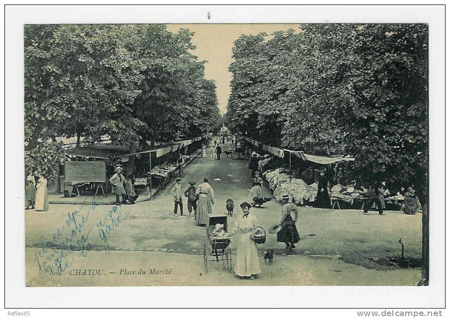 CHATOU - Place Du Marché - Chatou