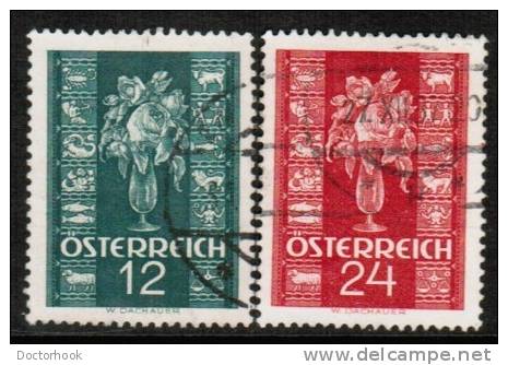 AUSTRIA   Scott #  388-9  VF USED - Used Stamps