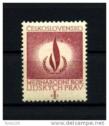 **TCHECOSLOVAQUIE 1968 Poste N° 1623** Neuf Ier Choix. Sup. Cote: 1.80€  (Droits De L'Homme) - Neufs