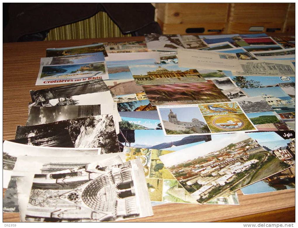 LOT VRAC PETITES CARTES ET DROUILLE ENV. 300 CPM - 100 - 499 Postales