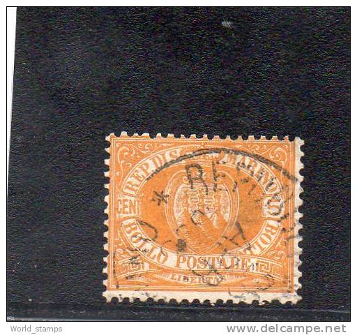 SAN MARINO 1877-90 CIFRA - Used Stamps