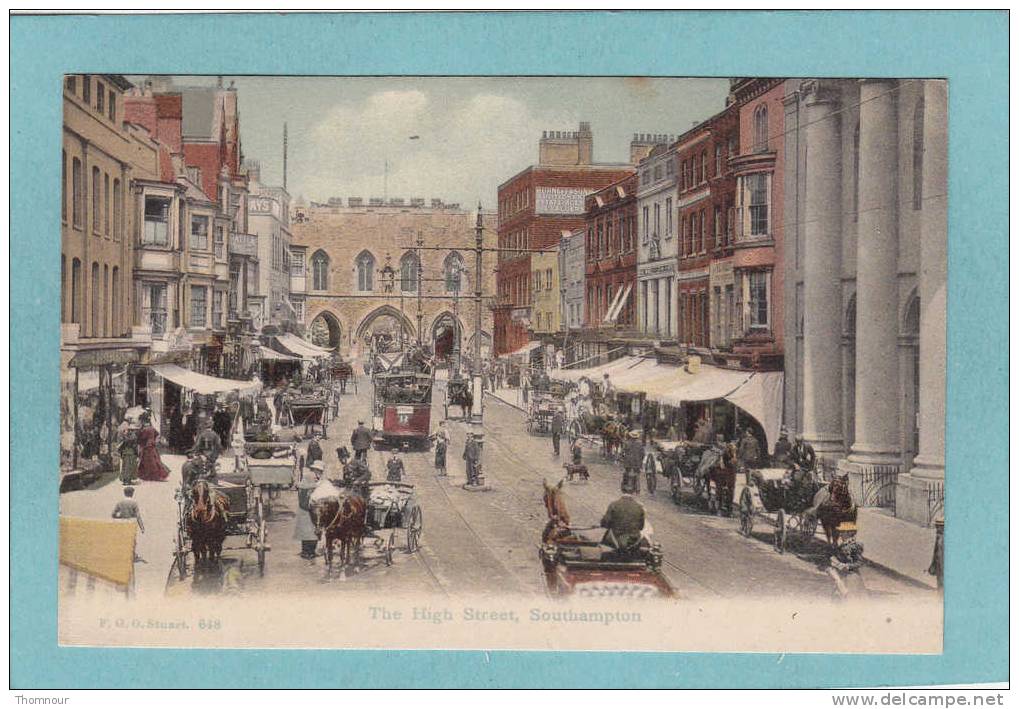 SOUTHAMPTON  -  The  High  Street  -  BELLE CARTE ANIMEE  - - Southampton