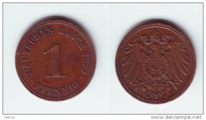 Germany 1 Pfennig 1899 A - 1 Pfennig