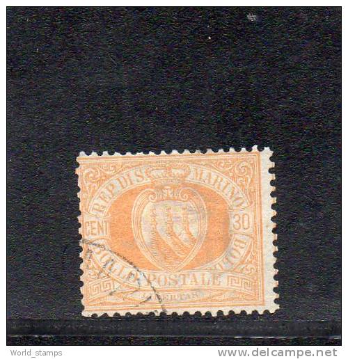 SAN MARINO 1892-94  CIFRA - Used Stamps